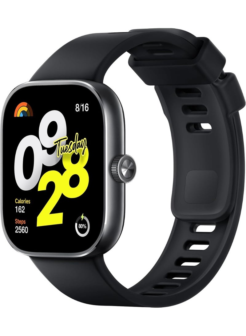 Mii Smart Watch 4 Obsidian Black, Ultra large 1.97″ AMOLED display, Long battery life - Up to 20 days - Image 2